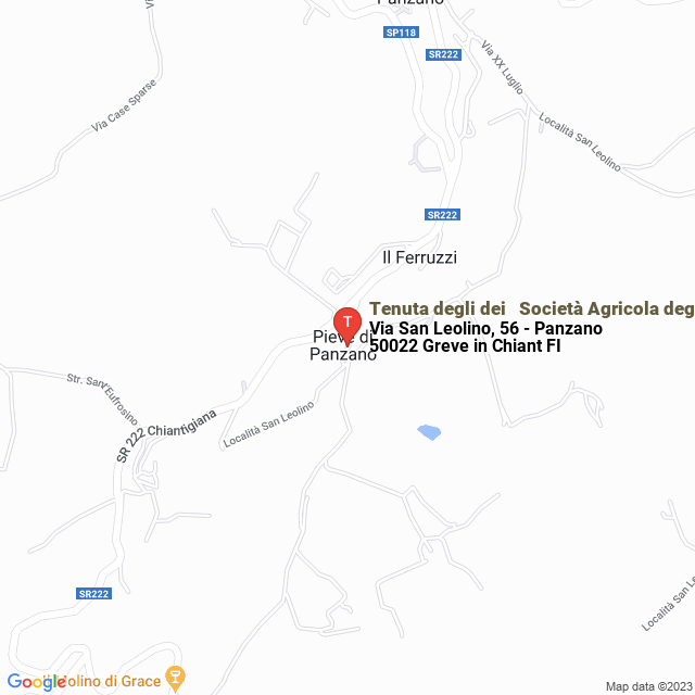 apri la mappa di Tenuta degli dei - Società Agricola degli dei S.r.l.