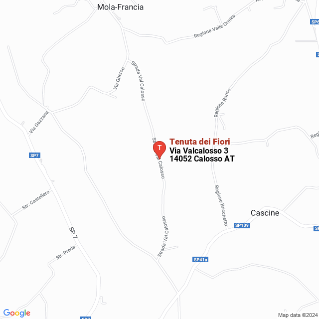 apri la mappa di Tenuta dei Fiori