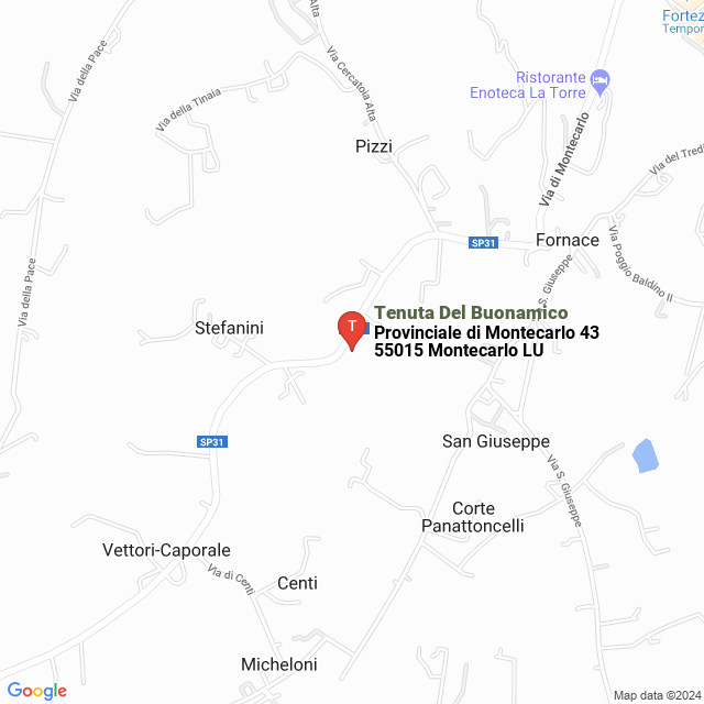 apri la mappa di Tenuta Del Buonamico
