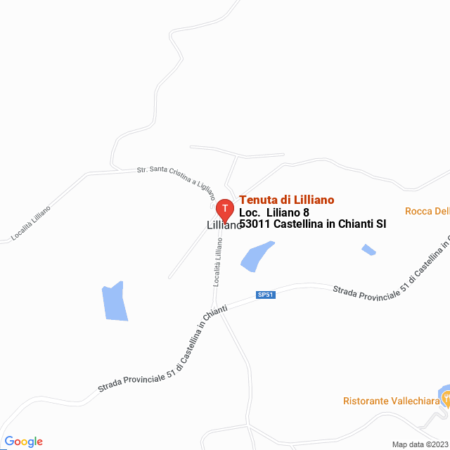 apri la mappa di Tenuta di Lilliano