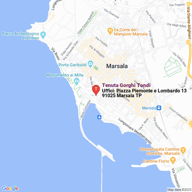 apri la mappa di Tenuta Gorghi Tondi