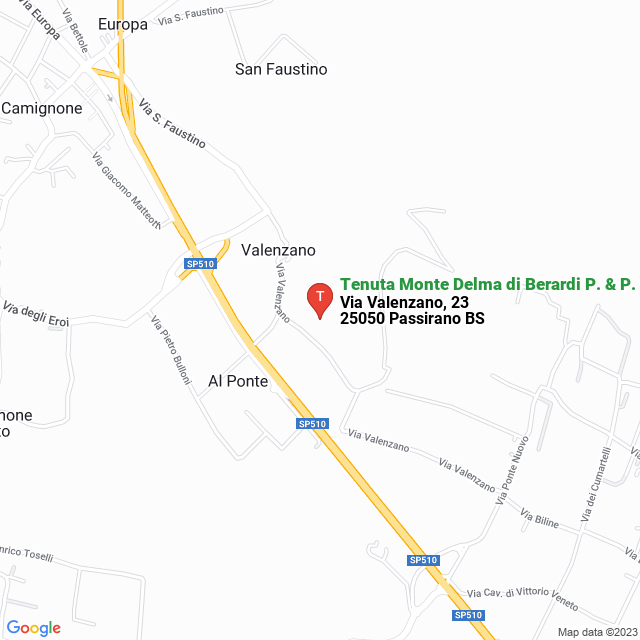 apri la mappa di Tenuta Monte Delma di Berardi P. & P. S.S.