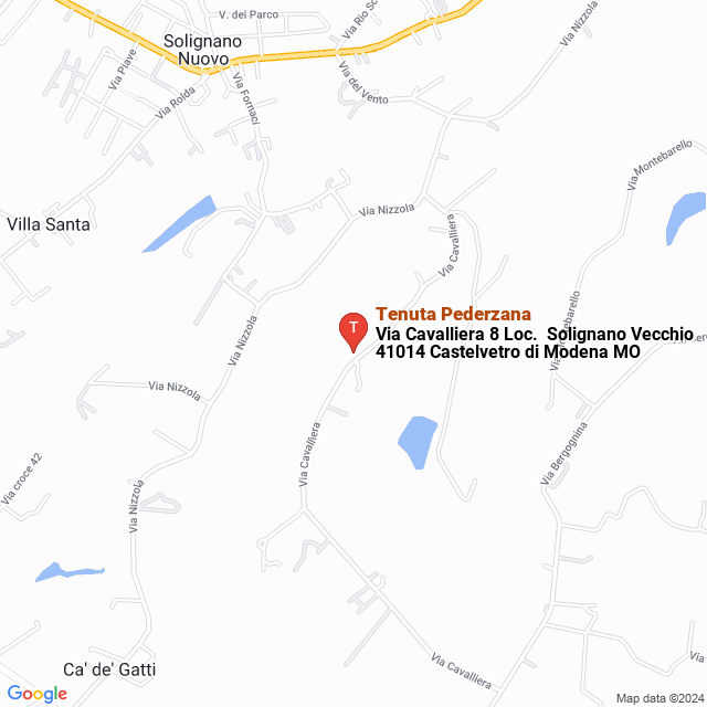 apri la mappa di Tenuta Pederzana