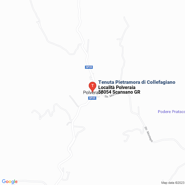 apri la mappa di Tenuta Pietramora di Collefagiano