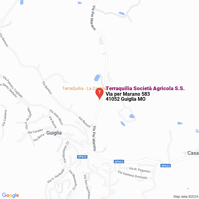 apri la mappa di Terraquilia Società Agricola S.S.