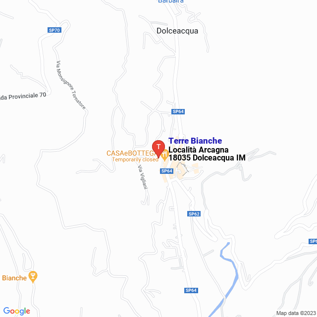 apri la mappa di Terre Bianche