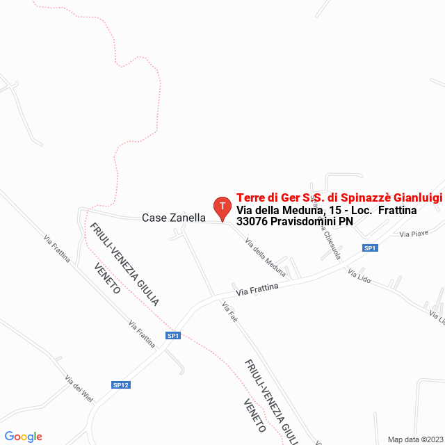 apri la mappa di Terre di Ger S.S. di Spinazzè Gianluigi e C.