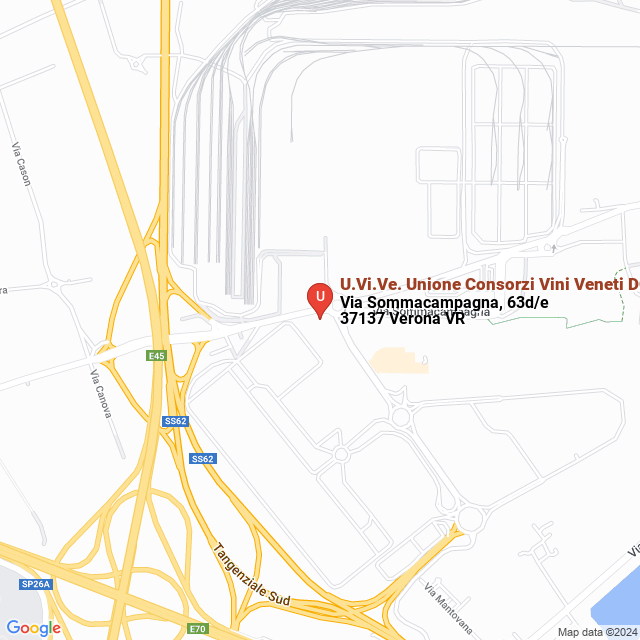 apri la mappa di U.Vi.Ve. Unione Consorzi Vini Veneti DOC