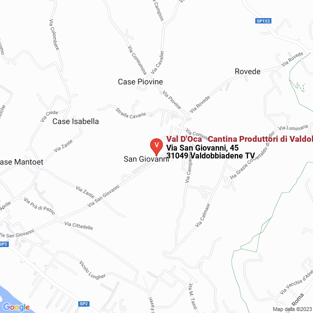 apri la mappa di Val D‘Oca - Cantina Produttori di Valdobbiadene