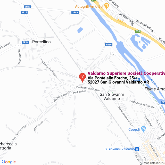 apri la mappa di Valdarno Superiore Società Cooperativa Agricola