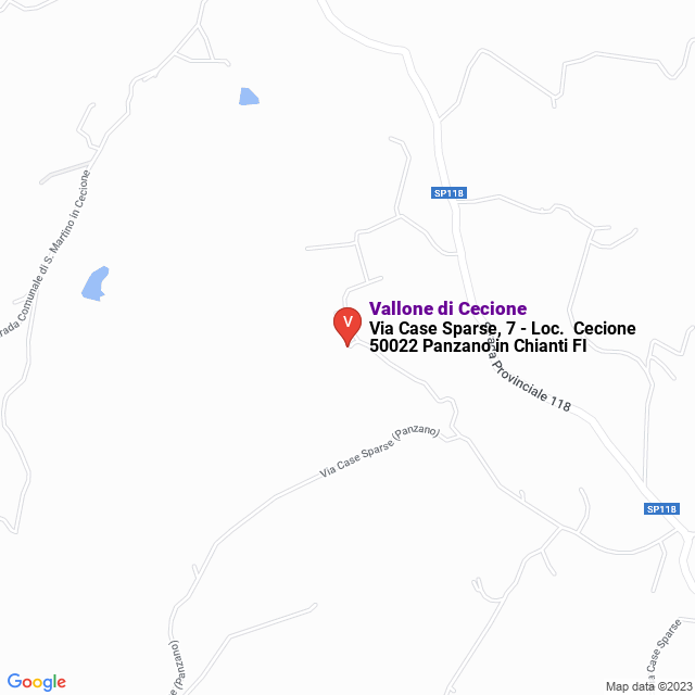apri la mappa di Vallone di Cecione
