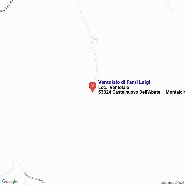 apri la mappa di Ventolaio di Fanti Luigi