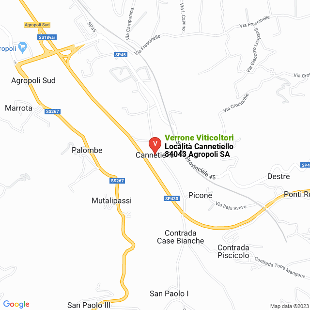 apri la mappa di Verrone Viticoltori