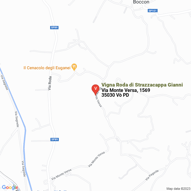 apri la mappa di Vigna Roda di Strazzacappa Gianni