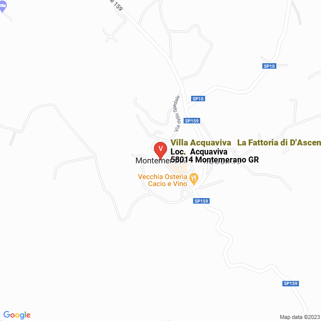 apri la mappa di Villa Acquaviva - La Fattoria di D‘Ascenzi S.