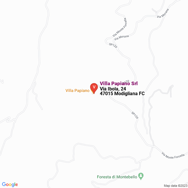 apri la mappa di Villa Papiano Srl