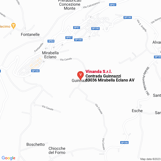 apri la mappa di Vinanda S.r.l.