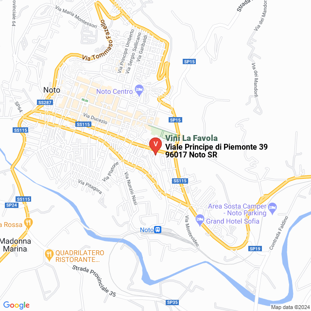 apri la mappa di Vini La Favola