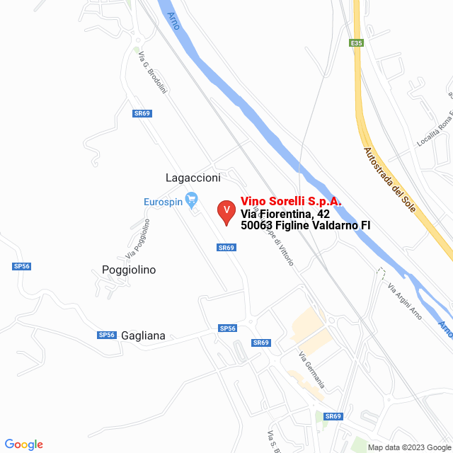 apri la mappa di Vino Sorelli S.p.A.