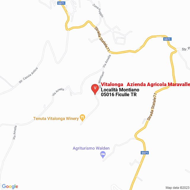 apri la mappa di Vitalonga - Azienda Agricola Maravalle