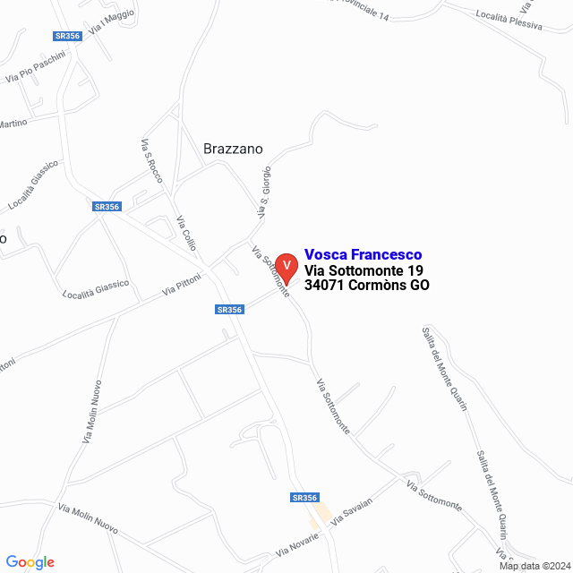 apri la mappa di Vosca Francesco