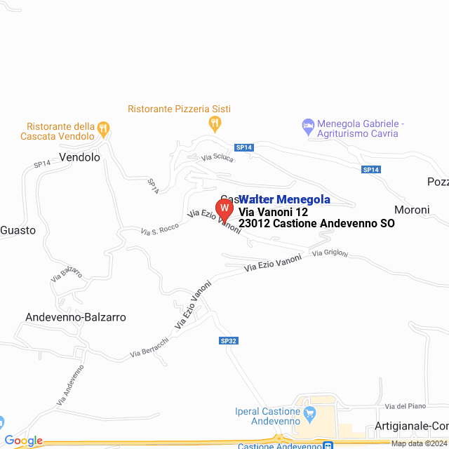 apri la mappa di Walter Menegola