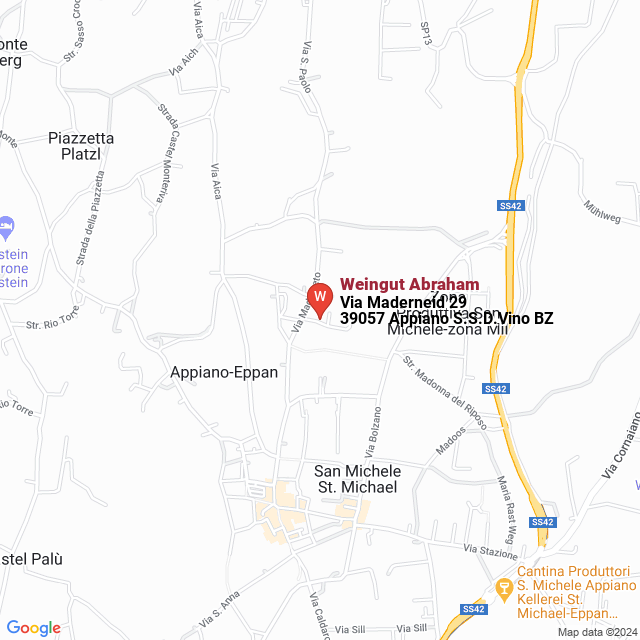 apri la mappa di Weingut Abraham