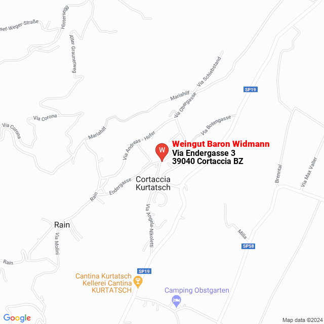 apri la mappa di Weingut Baron Widmann