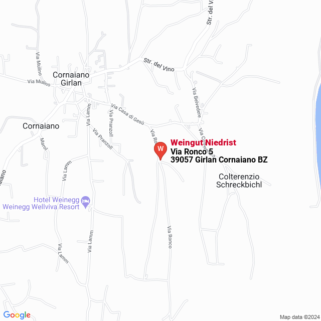apri la mappa di Weingut Niedrist