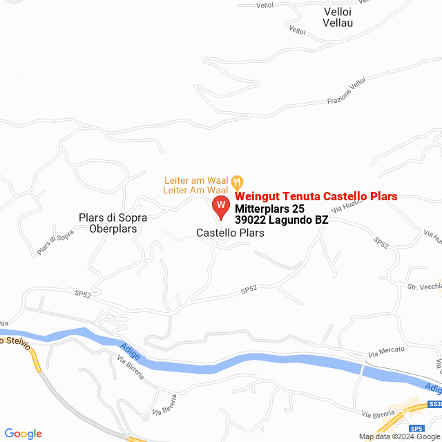 apri la mappa di Weingut Tenuta Castello Plars