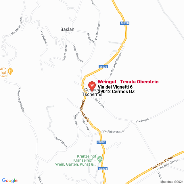 apri la mappa di Weingut - Tenuta Oberstein