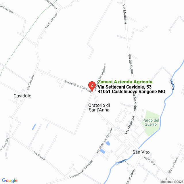 apri la mappa di Zanasi Azienda Agricola