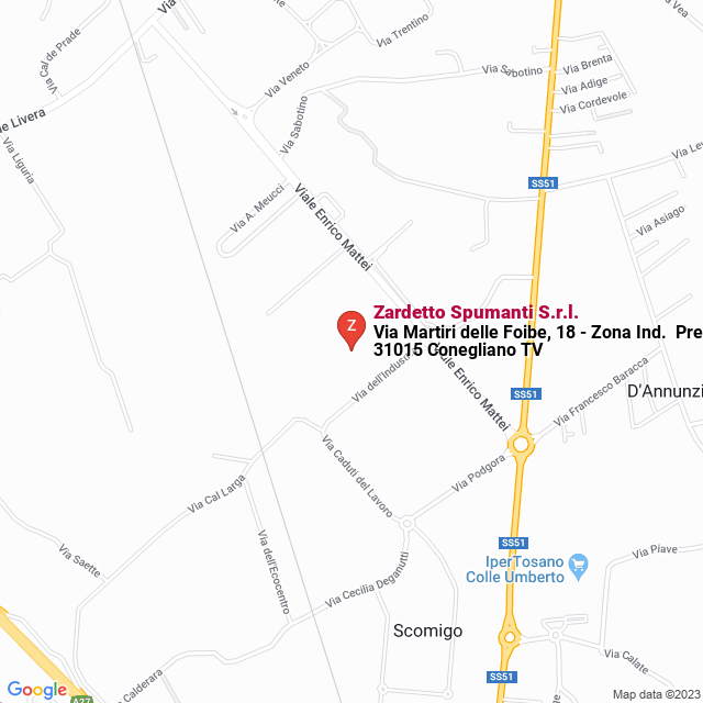 apri la mappa di Zardetto Spumanti S.r.l.