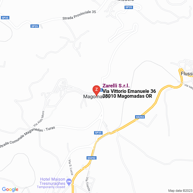 apri la mappa di Zarelli S.r.l.