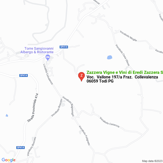 apri la mappa di Zazzera Vigne e Vini di Eredi Zazzera Soc.Tà Agricola Semplice