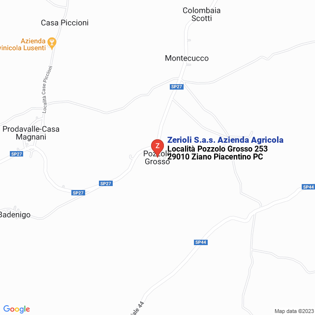 apri la mappa di Zerioli S.a.s. Azienda Agricola