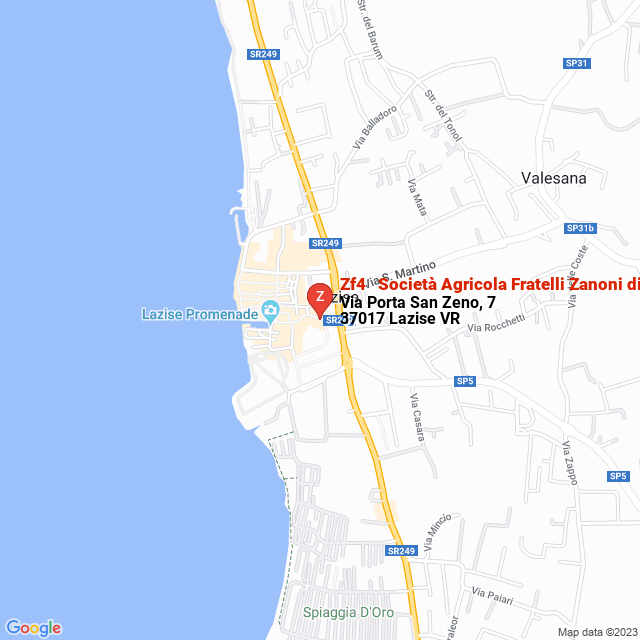 apri la mappa di Zf4 - Società Agricola Fratelli Zanoni di Zanoni Marco e C. 