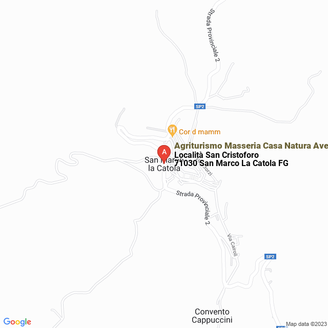 apri la mappa di Agriturismo Masseria Casa Natura Avellaneta