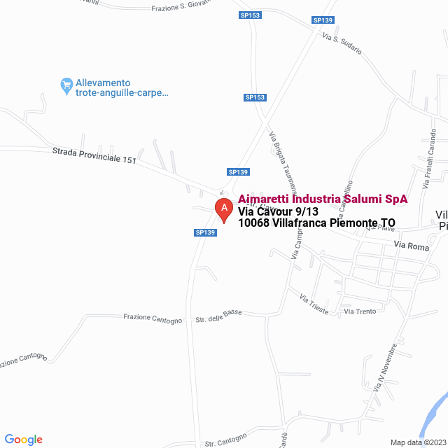 apri la mappa di Aimaretti Industria Salumi SpA