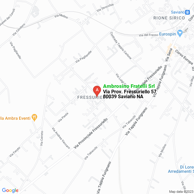 apri la mappa di Ambrosino Fratelli Srl
