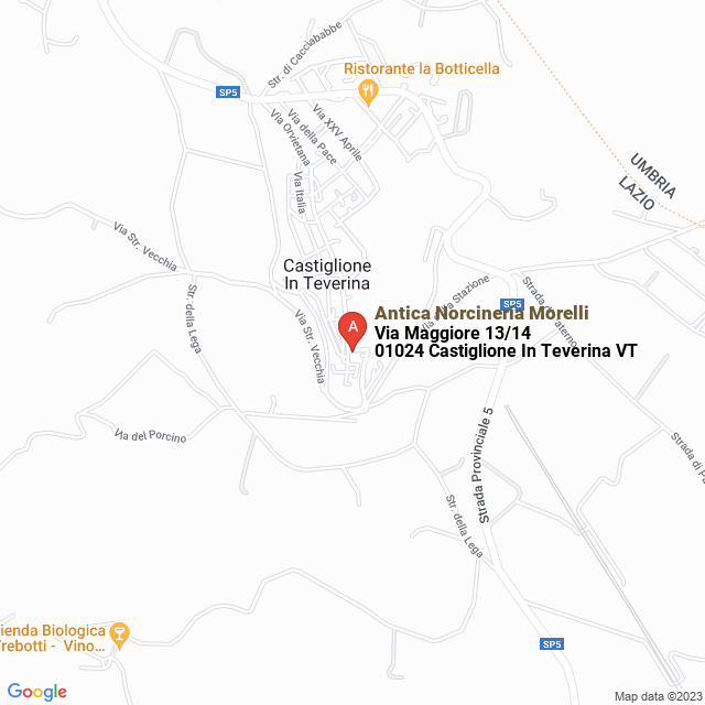 apri la mappa di Antica Norcineria Morelli