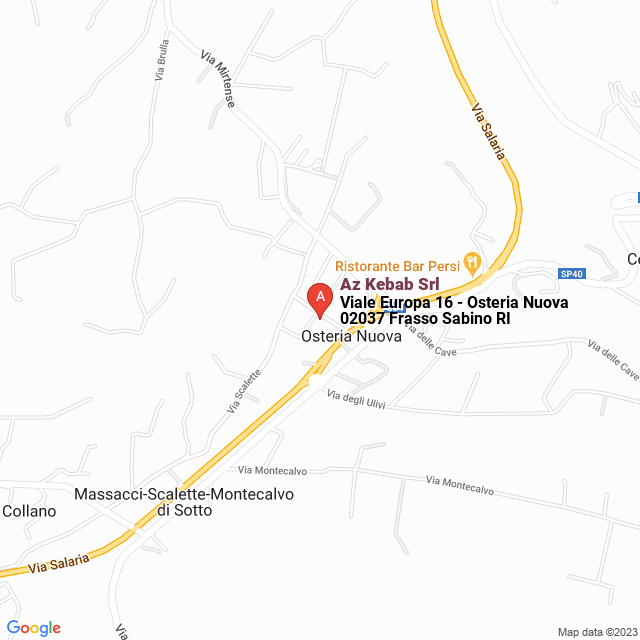 apri la mappa di Az Kebab Srl