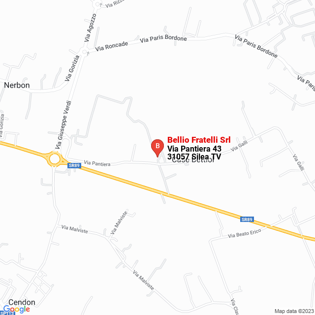apri la mappa di Bellio Fratelli Srl