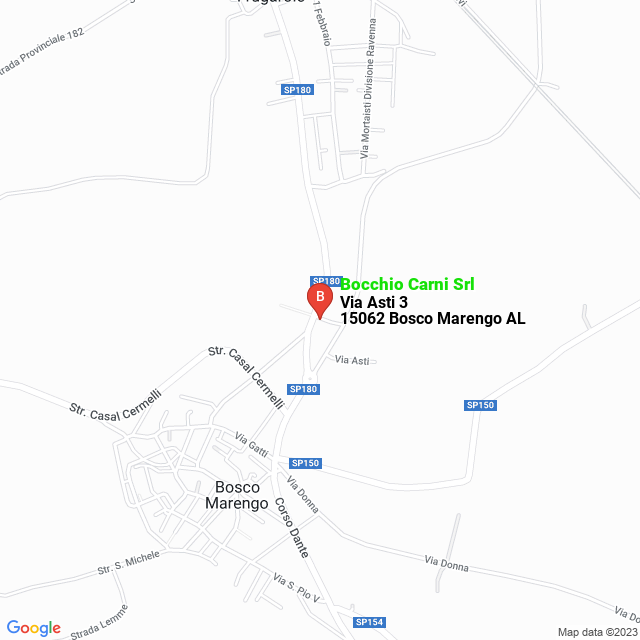 apri la mappa di Bocchio Carni Srl