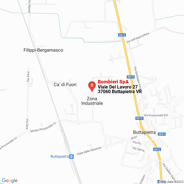 apri la mappa di Bombieri SpA
