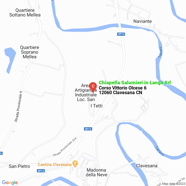 apri la mappa di Chiapella Salumieri in Langa Srl