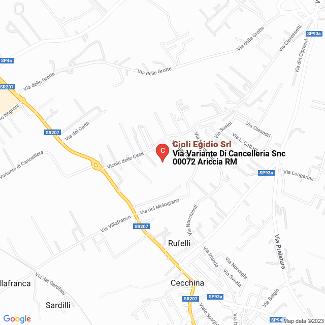 apri la mappa di Cioli Egidio Srl