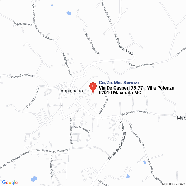 apri la mappa di Co.Zo.Ma. Servizi