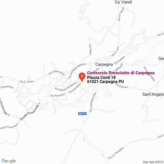 apri la mappa di Consorzio Prosciutto di Carpegna