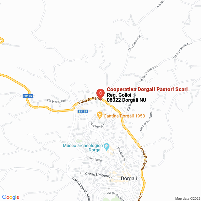 apri la mappa di Cooperativa Dorgali Pastori Scarl